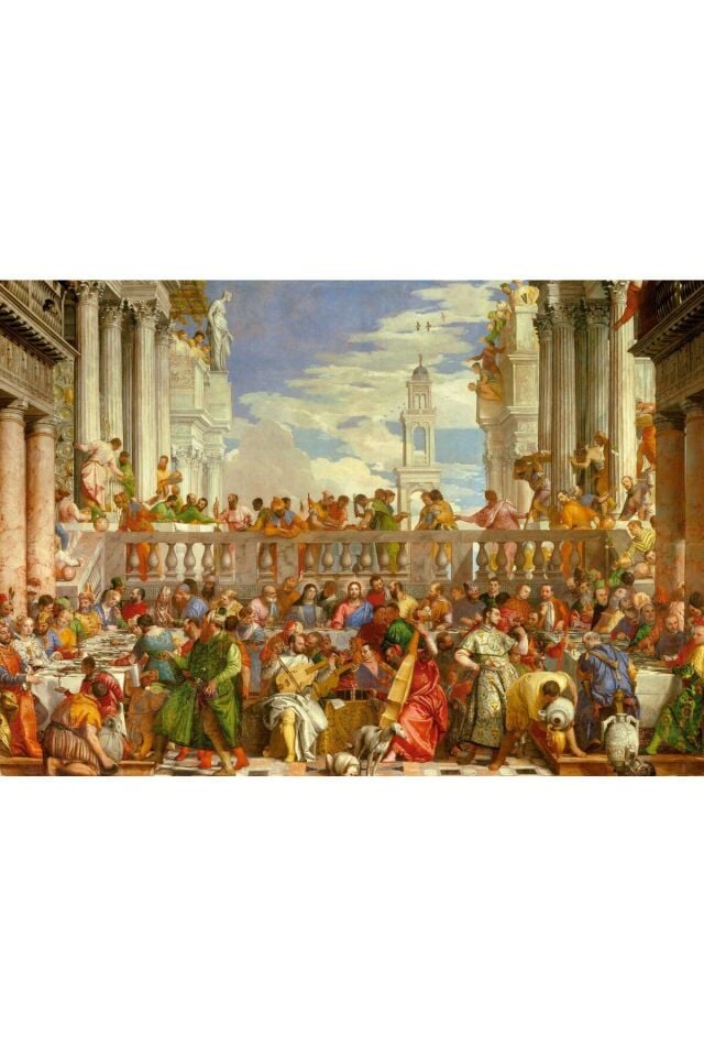 Educa 4000 Parça Cana'daki Düzün Puzzle - 19949 - The Wedding At Cana Paolo Veronese