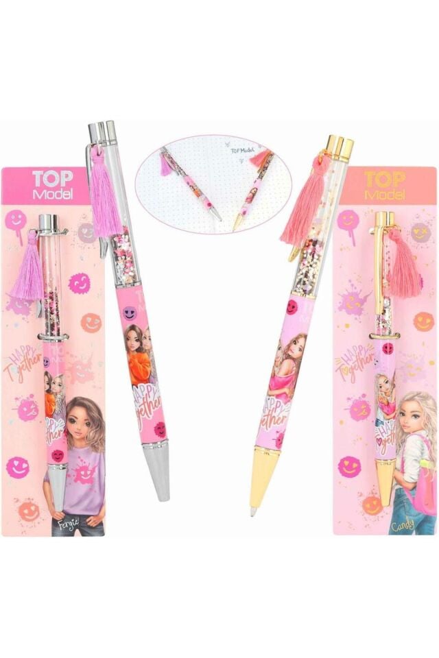Topmodel Ballpen With Confettihappy Together