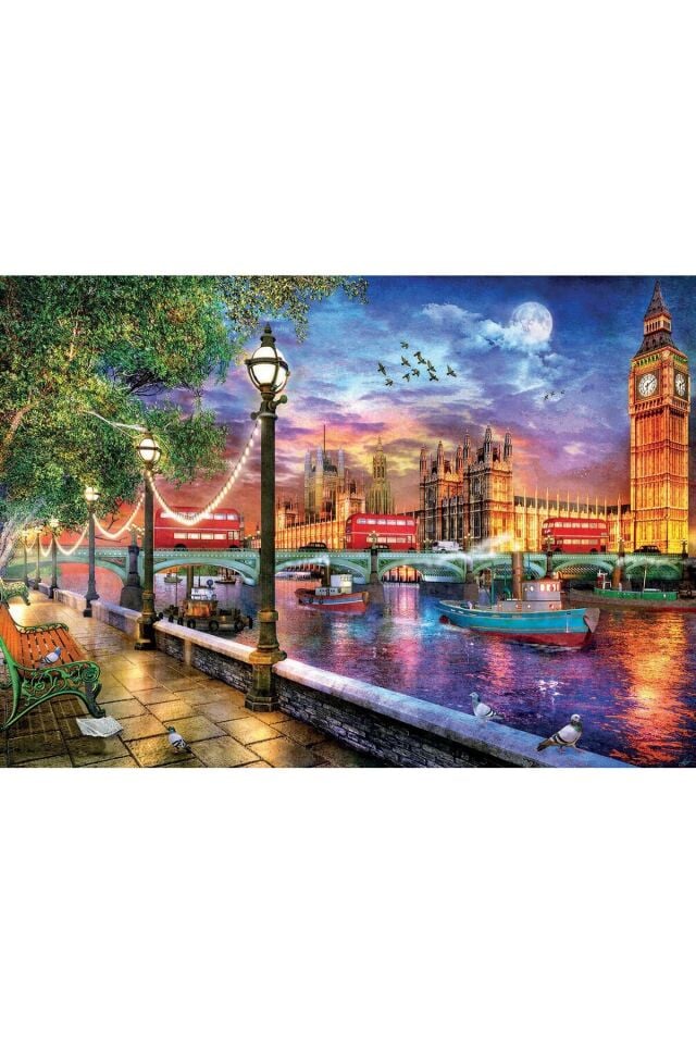 Educa 2000 Parça Günbatımında Londra Puzzle