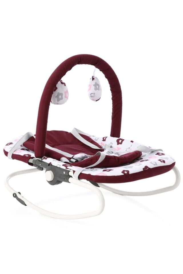 Unisex Çocuk Bordo Oyuncaklı Yıkanabilir Pedli Ana Kucağı