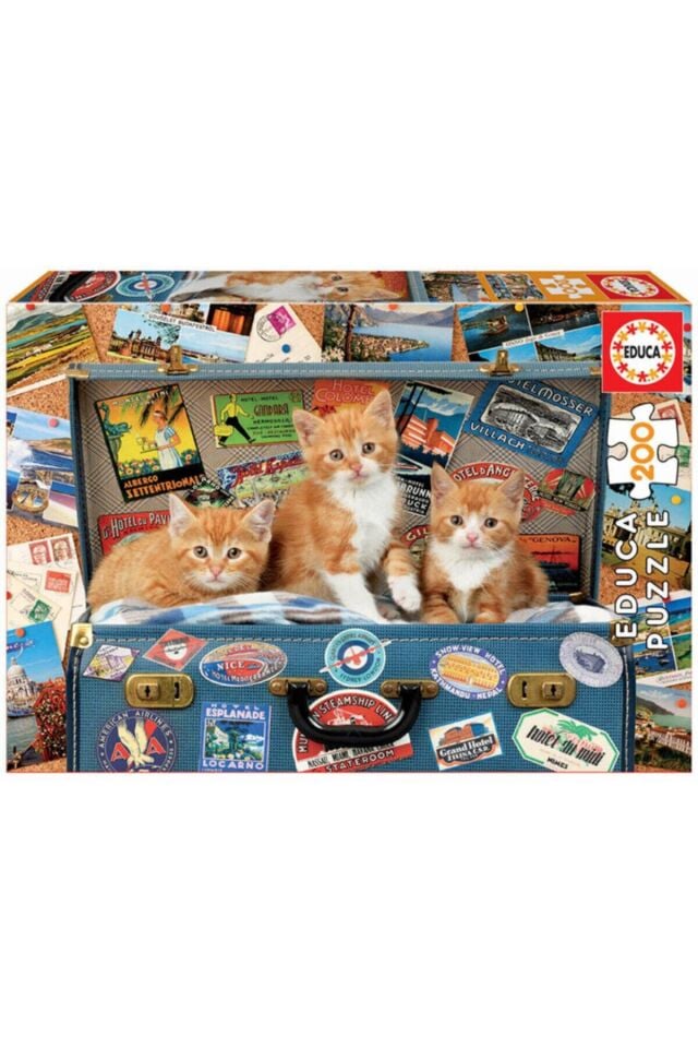 200 Parça Travelling Kittens Puzzle 18065