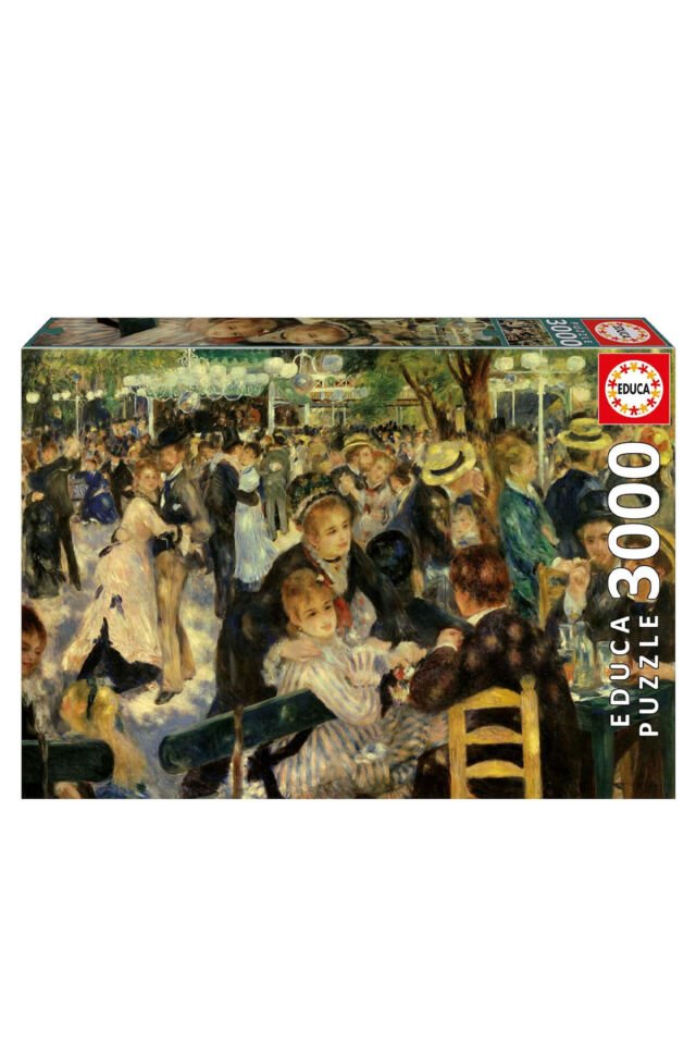 3000 Parça Le Moulin De La Galette'de Dans, Pierre-Auguste Renoir 20311