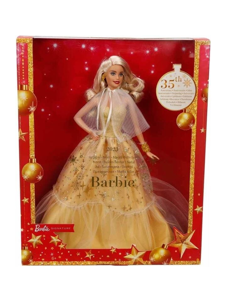 Barbie 2023 Mutlu Yıllar Bebeği Sarışın HJX04