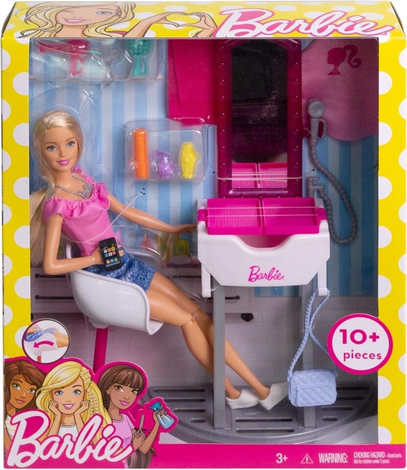 Barbie Kuaför Oyun Seti FJB36