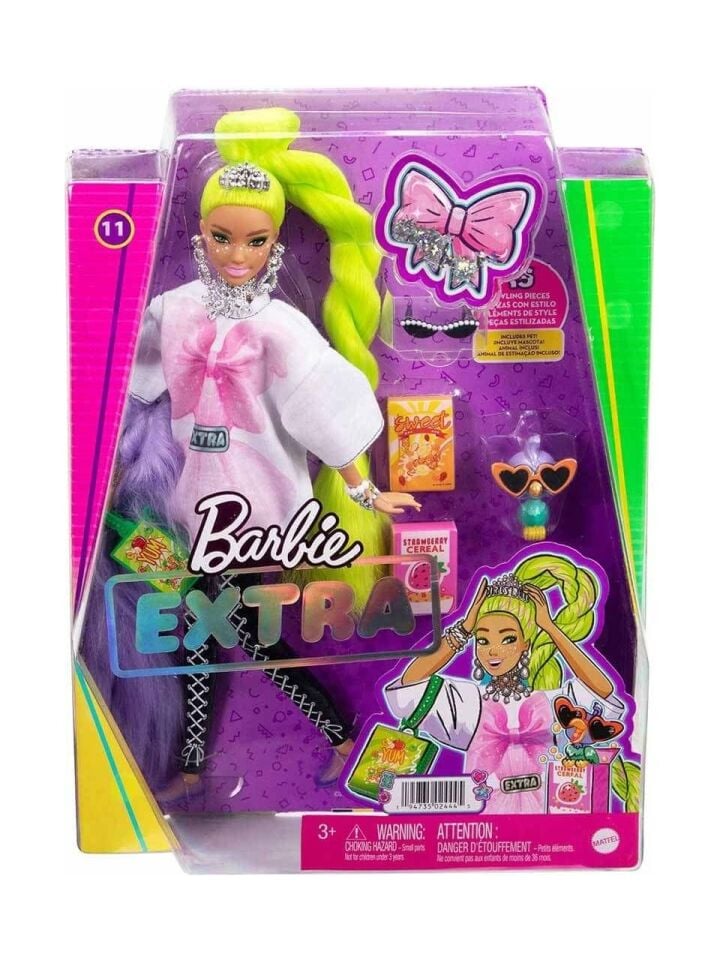 Barbie Extra Neon Saçlı Bebek HDJ44