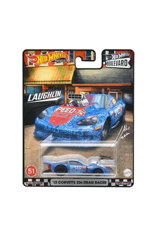 Hot Wheels Boulevard Premium 12 Corvette Z06 Drag Racer